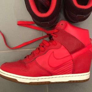 Nike Dunk Sky hi wedge sneakers